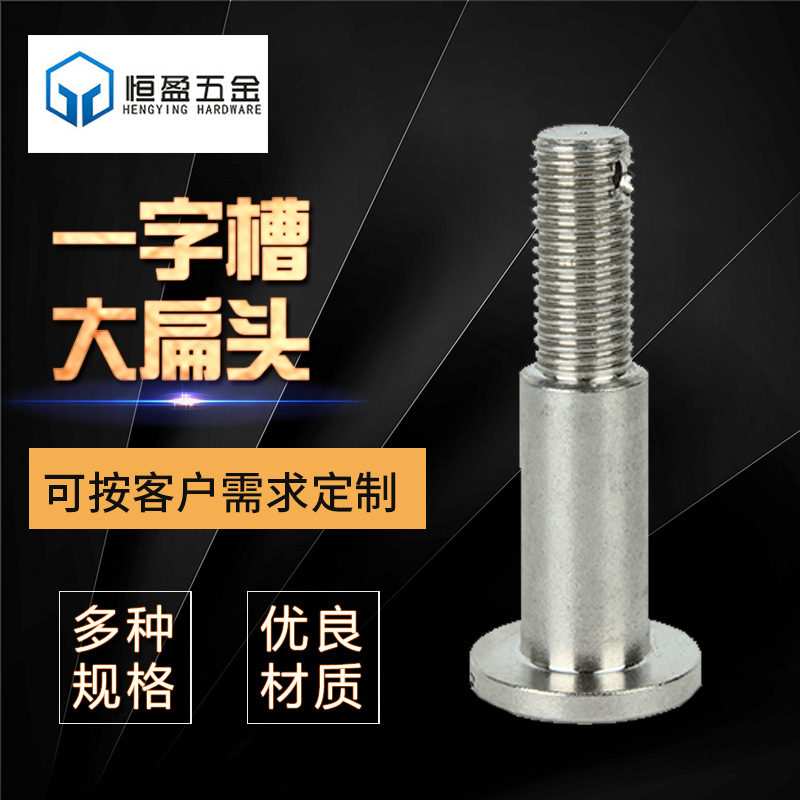 厂家生产批发 一字槽大扁头不锈钢材质 支持非标