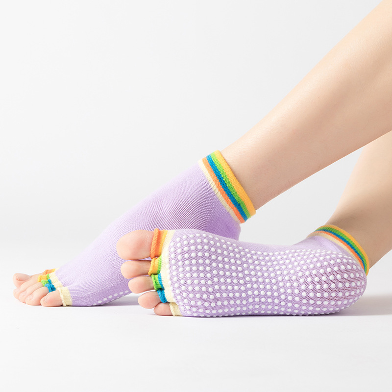 컬러 발가락 반 손가락 라이트 퍼플