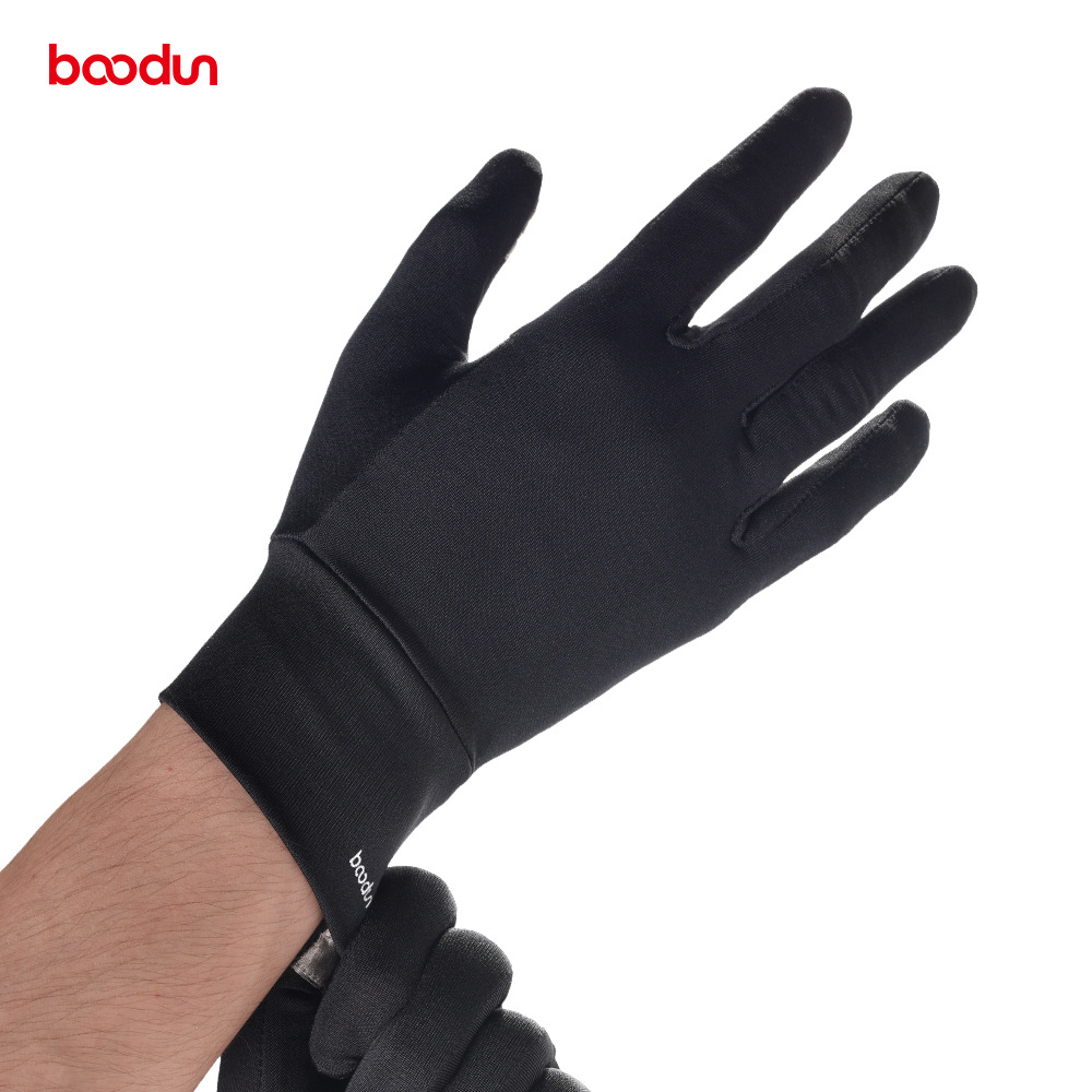 Guanti caldi touch screen in Lycra spazzolata per corsa invernale ciclismo sport all'aria aperta Boodun_voghion.com