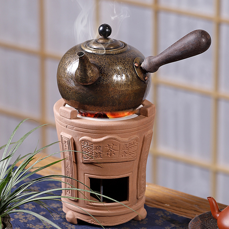 Ruo Rong Tea Art медный чайник медный чайник старый медный чайник