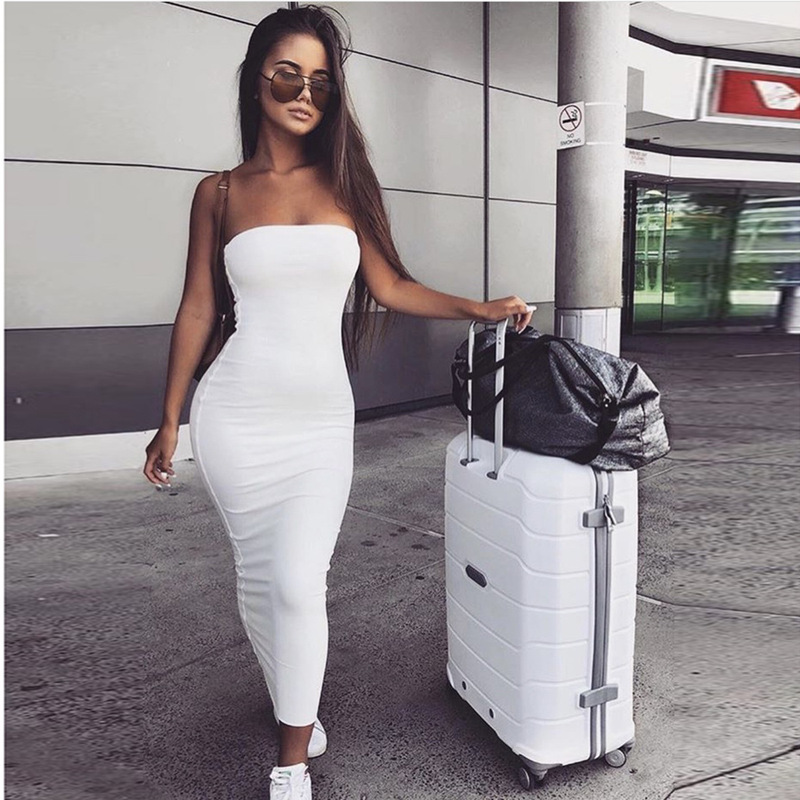 2026 European and American Cross-Border Autumn and Winter Dresses for Women, Amazon Ebay Hot-Selling Sexy Backless Bodycon Dress