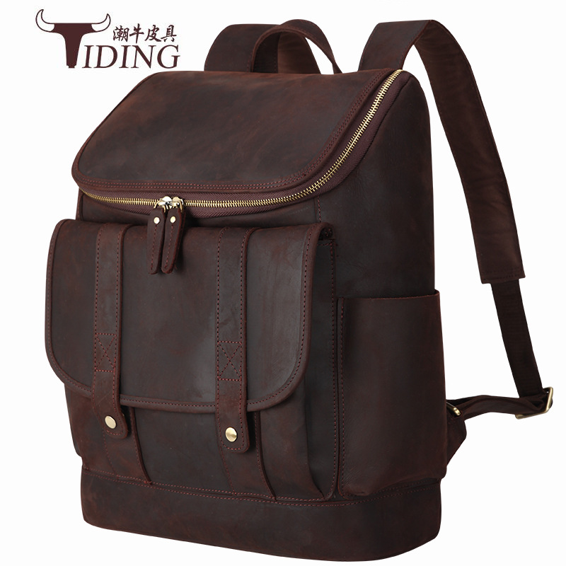 Retro capacious backpack