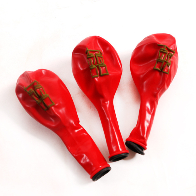 10 pulgadas de doble capa de Granada Globo Rojo decoración de la boda en forma de XI joya Globo Rojo propuesta confesión globo al por mayor