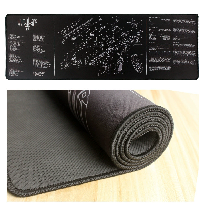 Трансграничный хит продаж AK-47, схема разложения модели, коврик для мыши, коврик для пистолета, водонепроницаемый коврик для чистки пистолета, коврик для мыши для соревновательных игр
