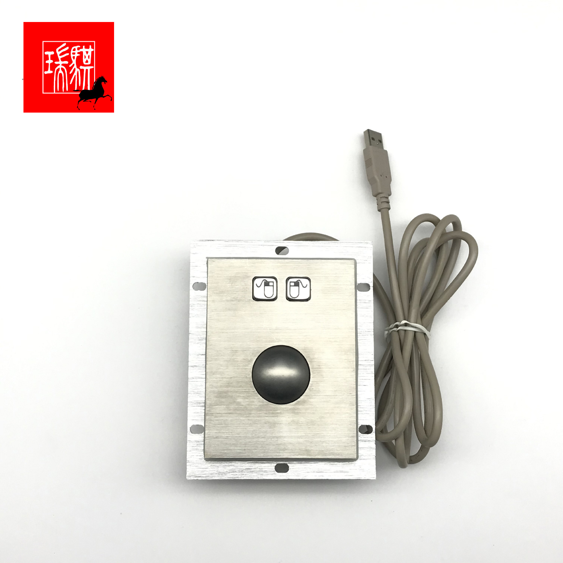 嵌入式轨迹球全不锈钢38MM实心球防水防尘IP65厂家直销欢迎询价