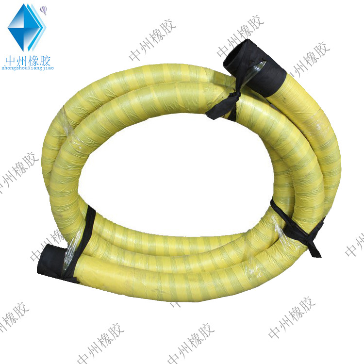 水泥罐车卸灰胶管 厂家直销7米钢丝缠绕打灰胶管可现货直批