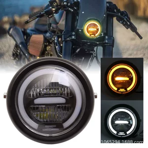 Retro Motosiklet Dəyişdirilmiş LED Gündüz İşığı Fənəri Harley Motosiklet Retro Fənəri