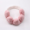 Fashionable headband heart-shaped, cute hair accessory for face washing for yoga, Korean style, internet celebrity, with embroidery, simple and elegant design