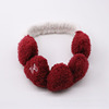 Fashionable headband heart-shaped, cute hair accessory for face washing for yoga, Korean style, internet celebrity, with embroidery, simple and elegant design