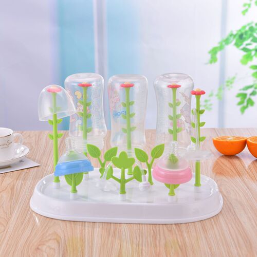 Baby bottle drying rack, draining bottle holder, bottle drying stand, dustproof bottle dryer, bottle storage rack