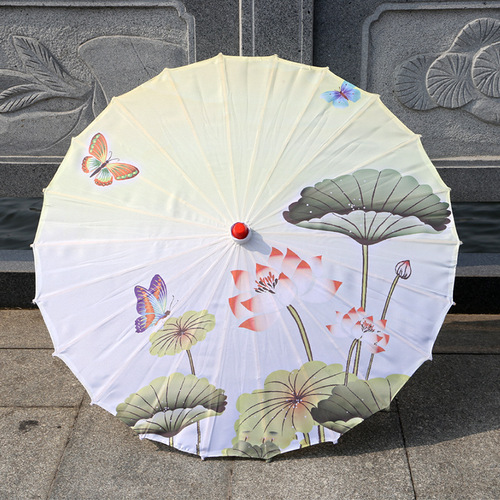 Wholesale process umbrella printed cloth umbrella ancient style umbrella photography dance props street stall ceiling decoration umbrella