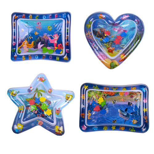 Cross-border toy wholesale summer baby splash pad pvc infant inflatable pat pad