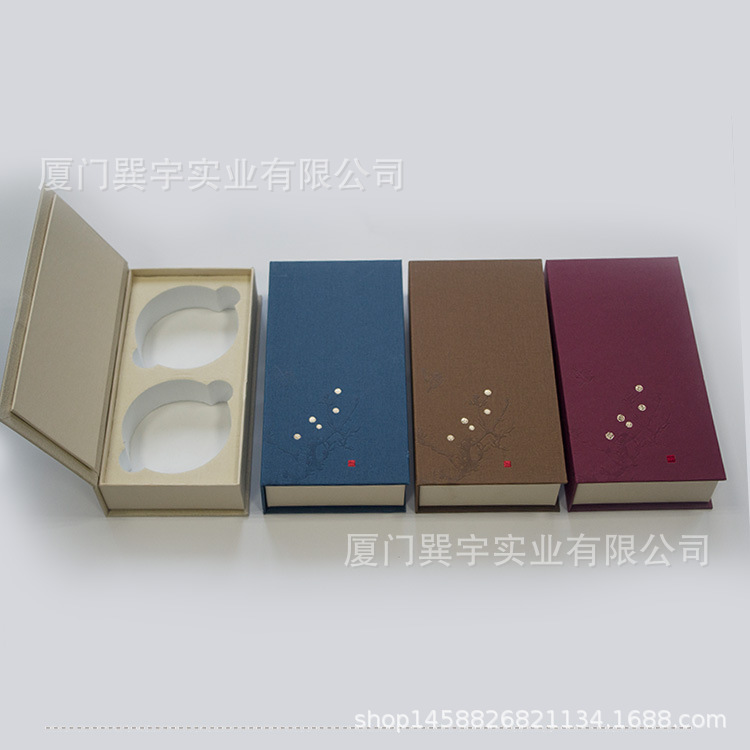 4小时盘香包装盒装香的精装礼品盒烫金纽扣盒现货厂家批发