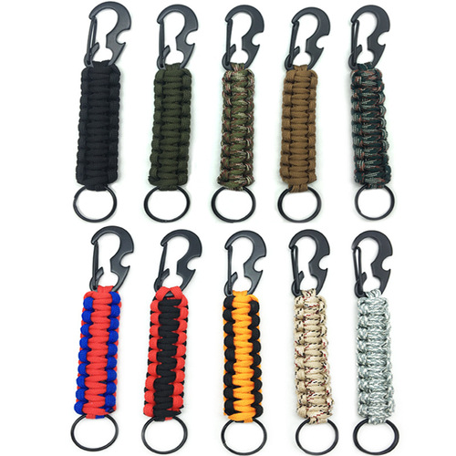 Amazon's best selling supply of outdoor paracord braided bottle opener keychains. Keychains available in multiple colors.