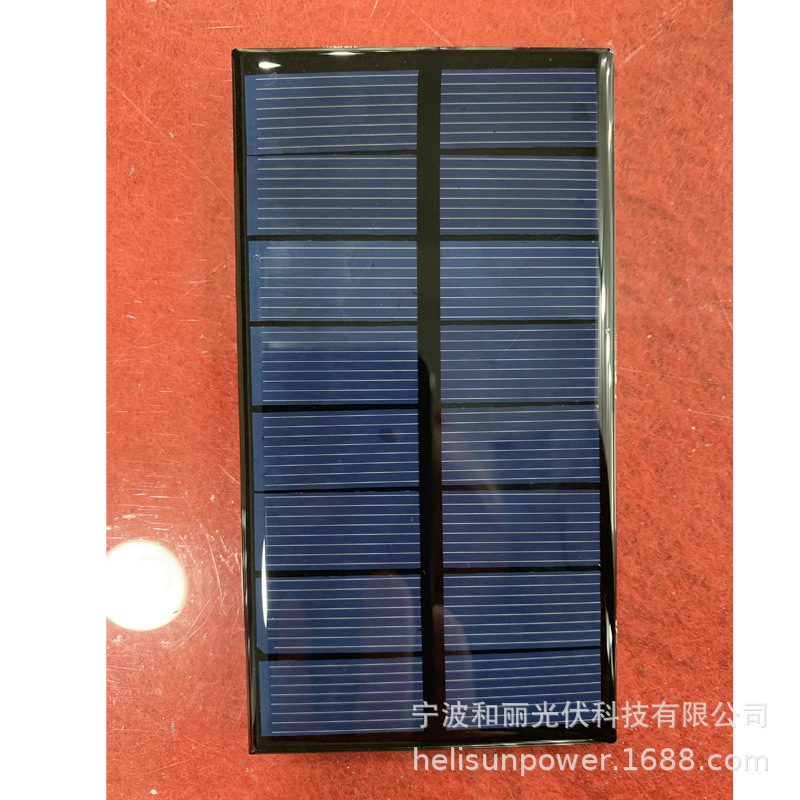厂家供应 多晶滴胶板 太阳能灯充电板  108*58 4.5V 220ma 0.9W