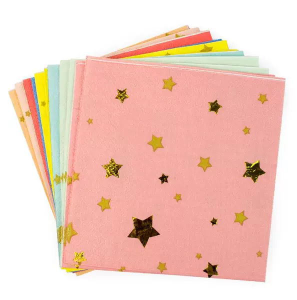 Mixed five-pointed star tissue