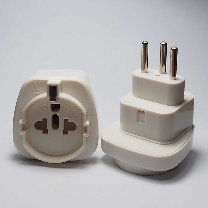 SD-11A  保护门嵌入式椭圆形瑞士式转通用型转换插头