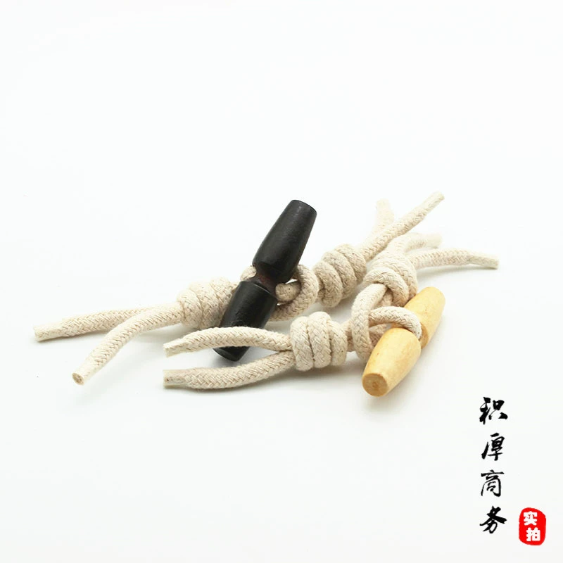 Бежевая хлопковая веревка с темным кофейным хаки Дерево 6 см оливковое Пряжка трансграничная вешалка крючок соединение