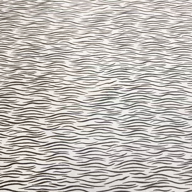 厂家批发现货 头层牛皮底牛毛皮革 印花豹纹皮毛一体箱包马毛皮革