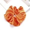 Orange satin hair circle