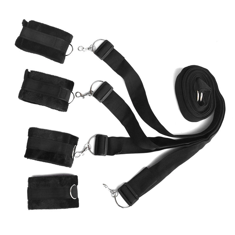 Bed, belt, harness, handcuffs