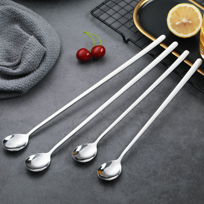 Duga kašika za kafu od nerđajućeg čelika za desert_voghion.com