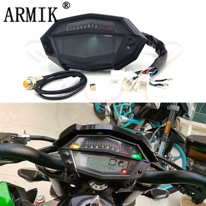 Модификация мотоцикла Универсальная цифровая ЖК -ЖК -инструмента Kawasaki Z1000 Регулируемая скорость скорость электронная таблица цифрового пробега