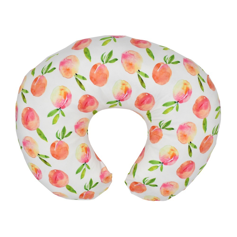 Bebé transfronterizo en forma de U de enfermería almohada funda de almohada multifuncional extraíble impresa funda de almohada de enfermería extraíble y lavable