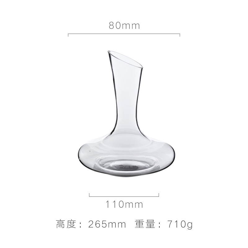 Lu Jing serie creativo decantador personalizado cristal vino decantador vino conjunto regalo suministro directo de fábrica
