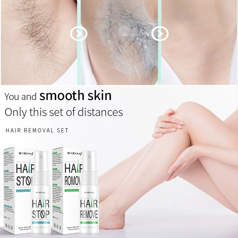 Спрей Hair Stop 20 мл, ингибирование роста волос и удаление, портативная бутылочка