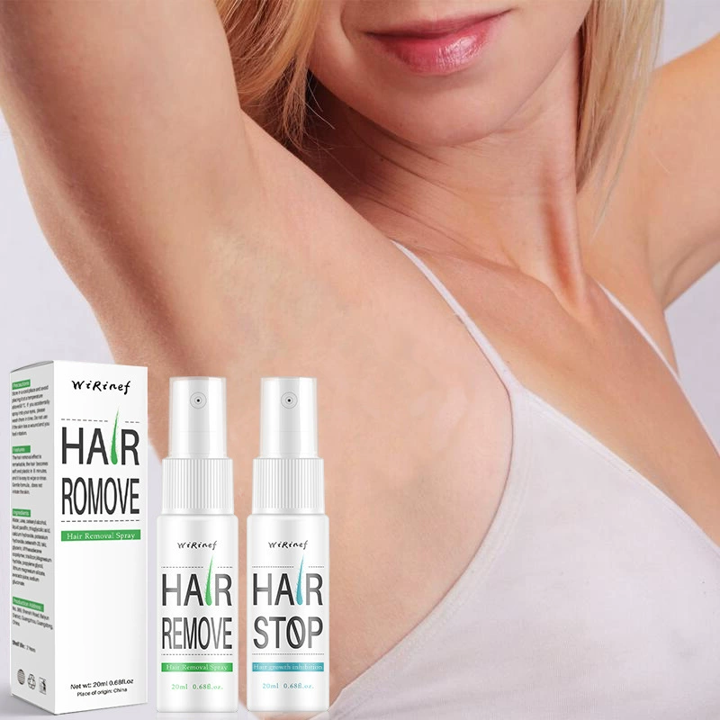 Спрей Hair Stop 20 мл, ингибирование роста волос и удаление, портативная бутылочка