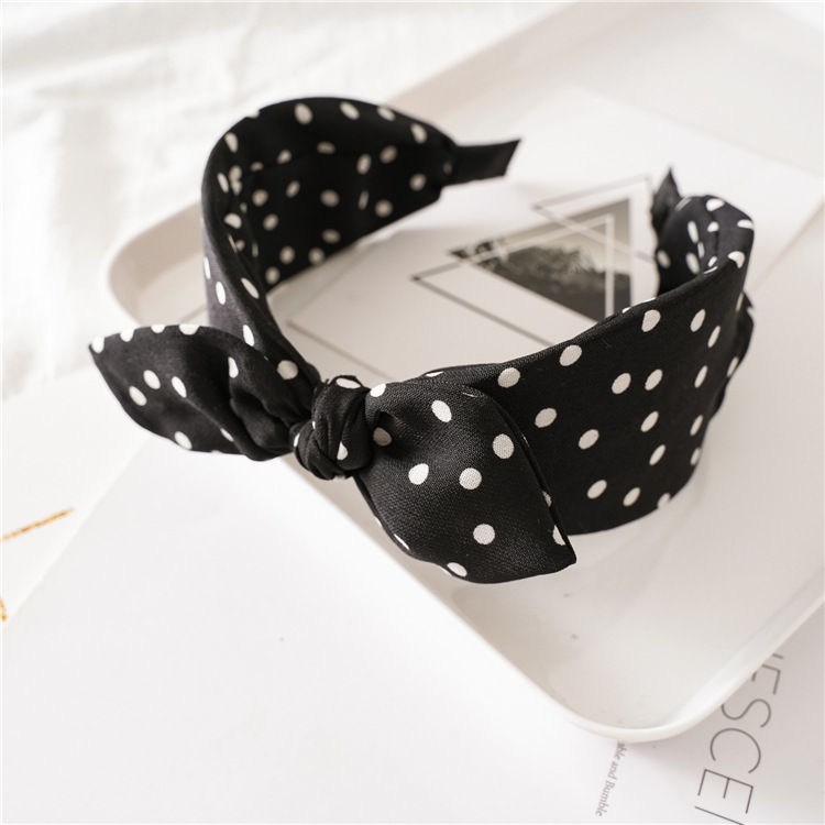 Diadema de orejas de conejo negro