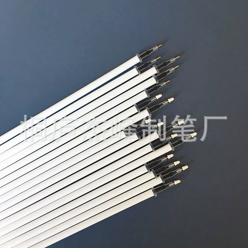 【工厂直销】外径4.00mm白色油管针管头中性芯带帽笔芯替芯0.5mm