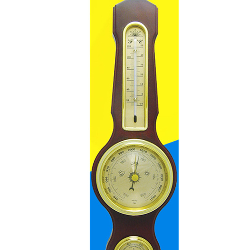 吉它型家庭气象仪 装饰家居THB-200气压表 温度湿度气压仪器