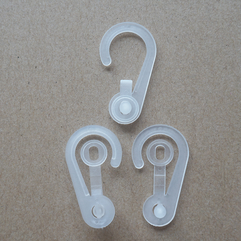 4.5cm袜子问号塑料挂钩 按扣挂钩塑胶挂勾内裤包装袋挂钩按扣