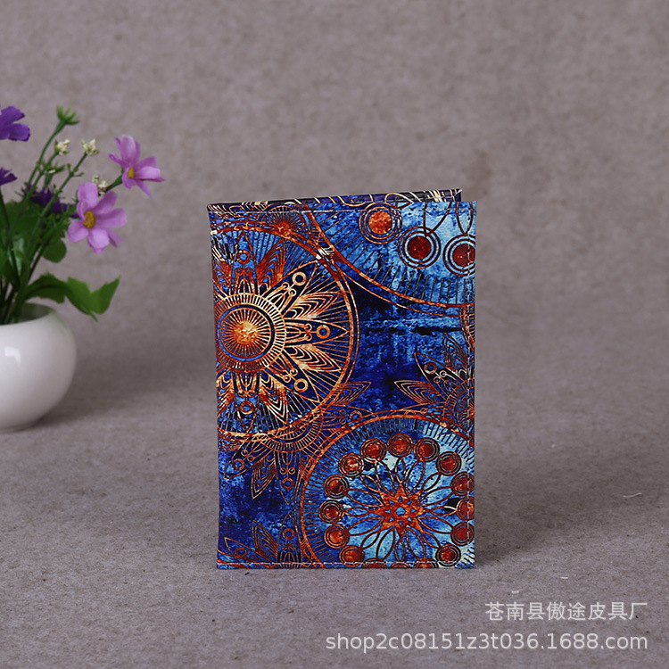 Creativo personalizado patrón de arte bolsa de pasaporte exquisito artístico certificado pasaporte cubierta universal viaje pasaporte titular impreso