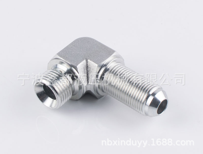 伊顿永华标准90° JIC 外螺纹74° 外锥过板接头 6J9接头