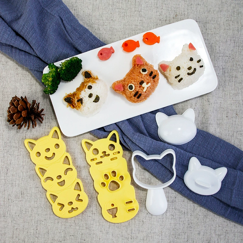 Заячий, форма, детский мультяшный креативный японский набор, кот, handmade