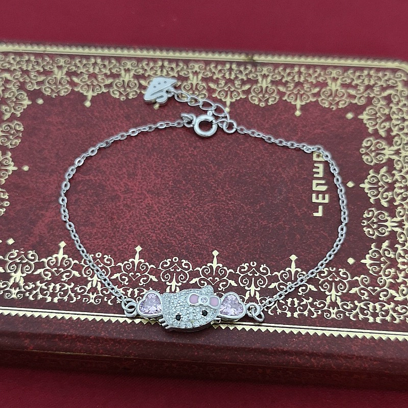 Серебряный браслет с инlay из cartoon камня, украшение ко Дню святого Валентина, образец серебро 925, подарок на день рождения