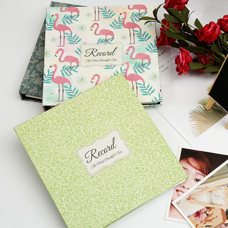 Creative Korean-style loose-leaf diy handmade photo album insert stick-on album This Polaroid photo album lovers souvenir book