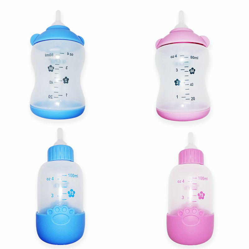 Nueva botella de alimentación del animal doméstico cachorro suave pezón recién nacido gatito perro conejo hámster dispositivo gato suministros