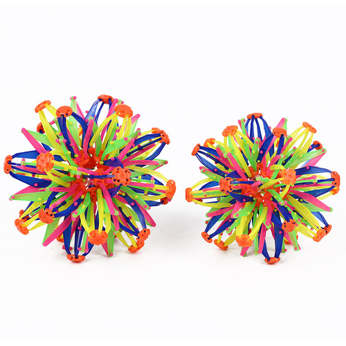 Cross-border direct supply of large, ever-changing shrinking ball, magic blooming ball, variable size, colorful hand-thrown ball, children's toy