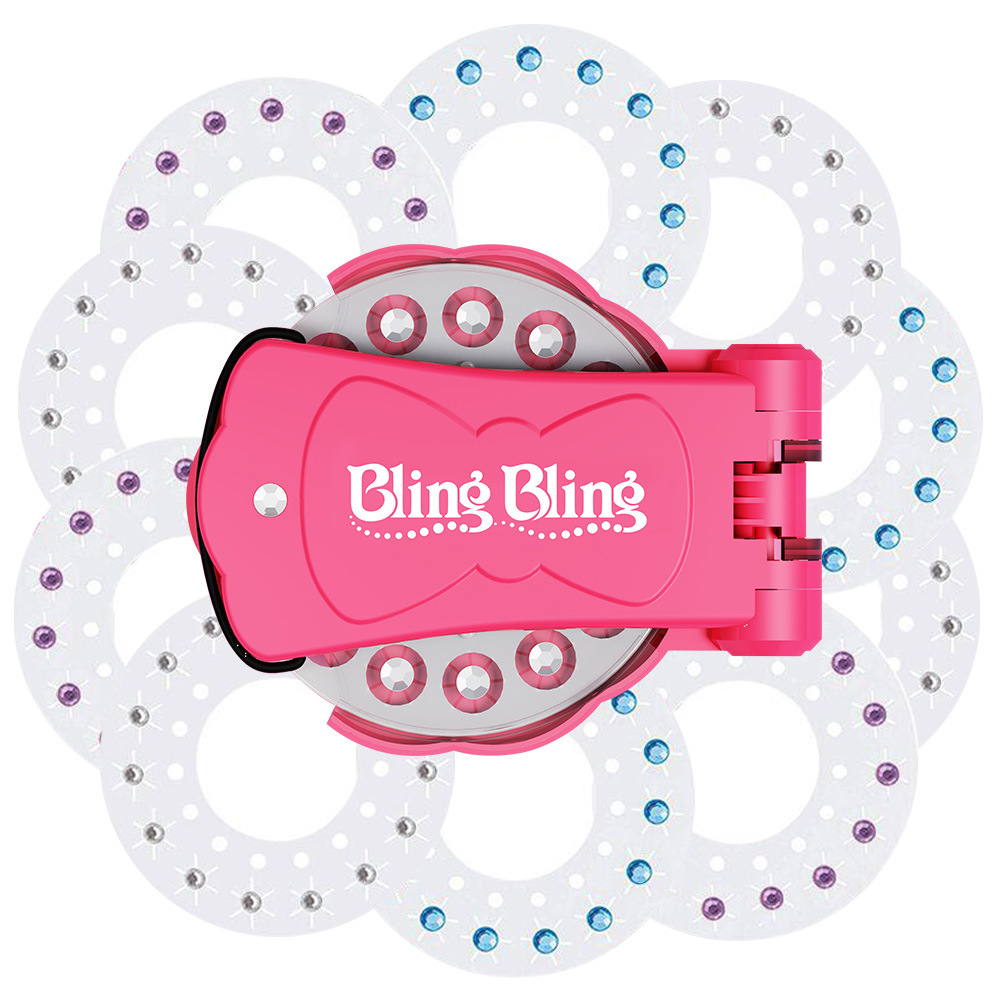 Blinger juguetes de maquillaje blingbling taladro de uñas niña jugar casa palo taladro de juguete