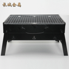 Foldable BBQ Grill, Thickened Barbecue Oven, Portable Outdoor Grill, Household Charcoal BBQ Stove