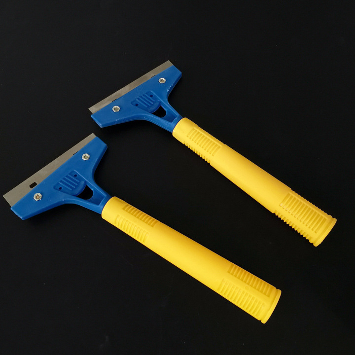 D1244 amarillo mango de limpieza pala piedra cuchillo pared piel vidrio cerámica raspador goma Yiwu 2 yuanes tienda