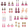 Accessory, retro earrings, high-quality style, bright catchy style, boho style