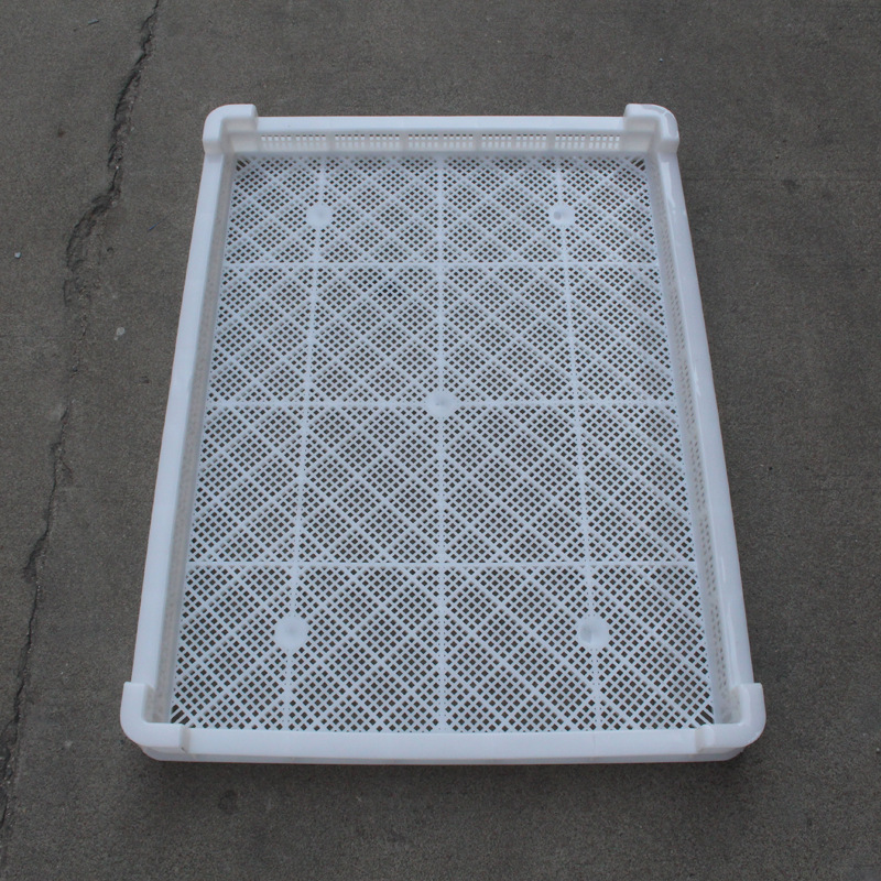 汕头揭阳 干果食品塑料晒盘 加厚全新塑胶烘盘长方形PE晒筛烘干盘