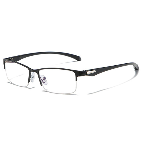 New Men's Half-Rim Business Reading Glasses for Men, Trendy and Popular, Factory Wholesale 808 Reading Glasses Set
