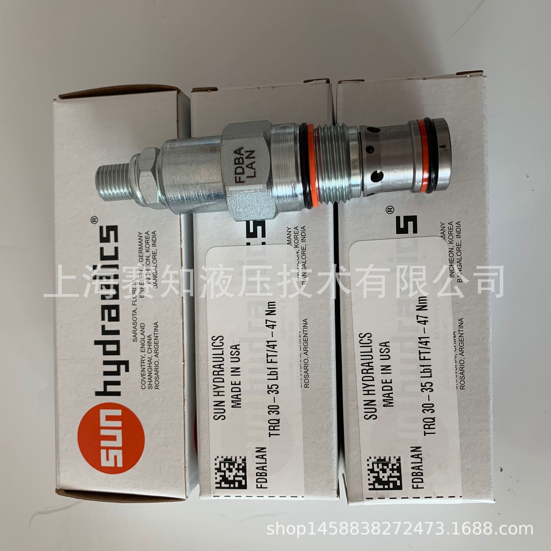 FDBA-LAN FDBALAN SUN hydraulics 太阳液压 节流阀 螺纹插装阀