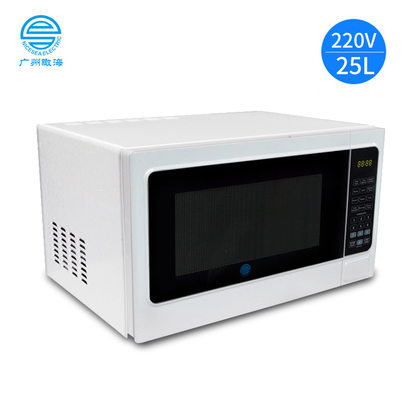 110V/220V 60Hz Foreign Trade Microwave Oven Button Door 25L